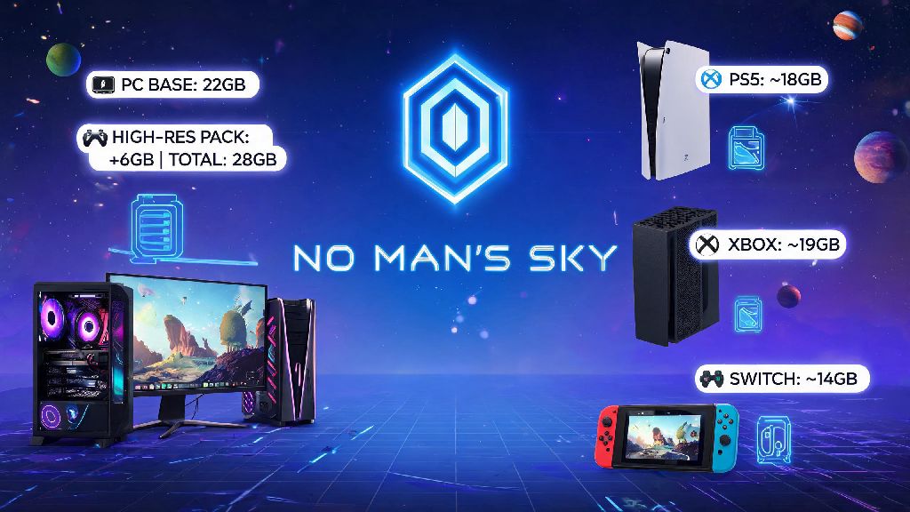 How Many Gigabytes Is No Man’s Sky? Full File Size Guide